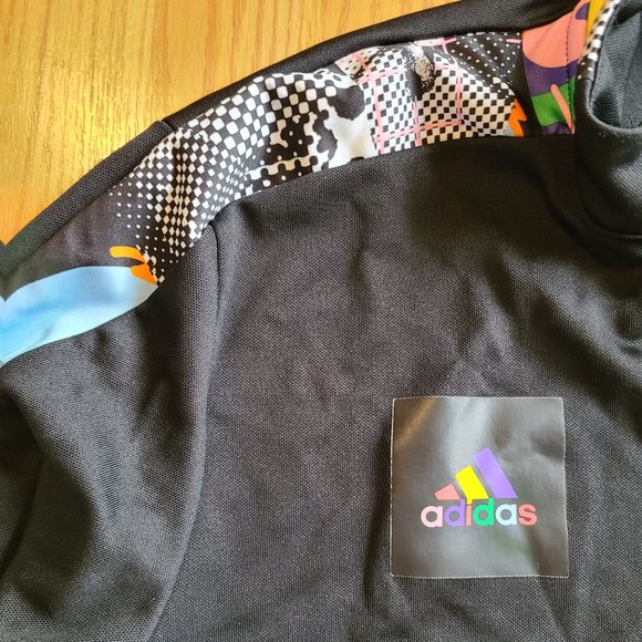 ADIDAS X KRIS ANDREW SMALL TIRO PRIDE TRACK JACKET RECYCLED MATERIALS sz M - Picture 6 of 9